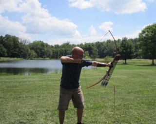 Tir a l arc sans danger au parc